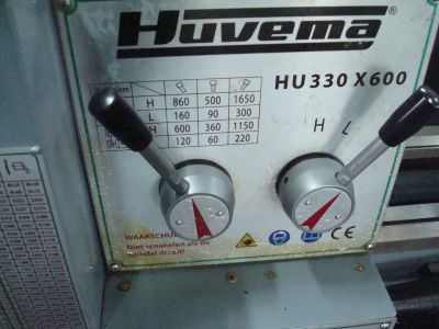 Huvema HU 330 x 600 - Drehmaschine
